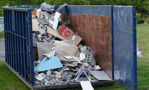 Professional house clearance team at work in Goldersgreen